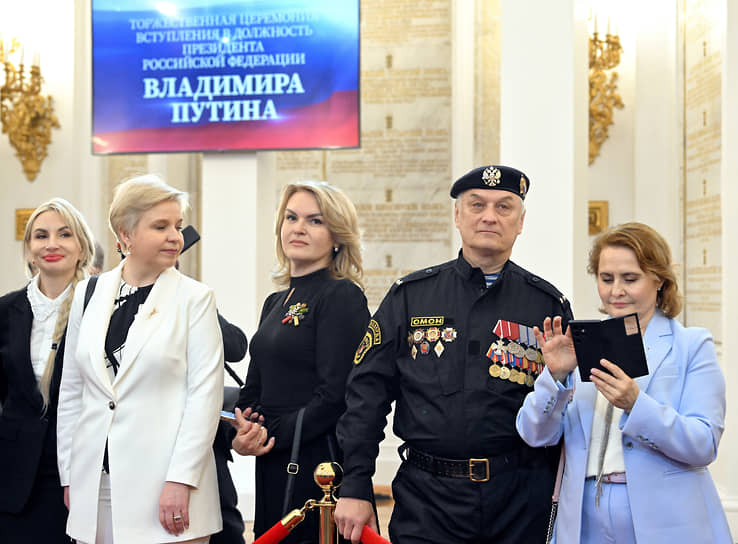 Гости церемонии инаугурации в Кремле