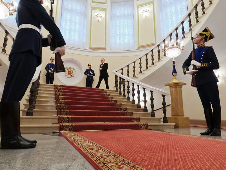 Президент России Владимир Путин в Большом Кремлевском дворце