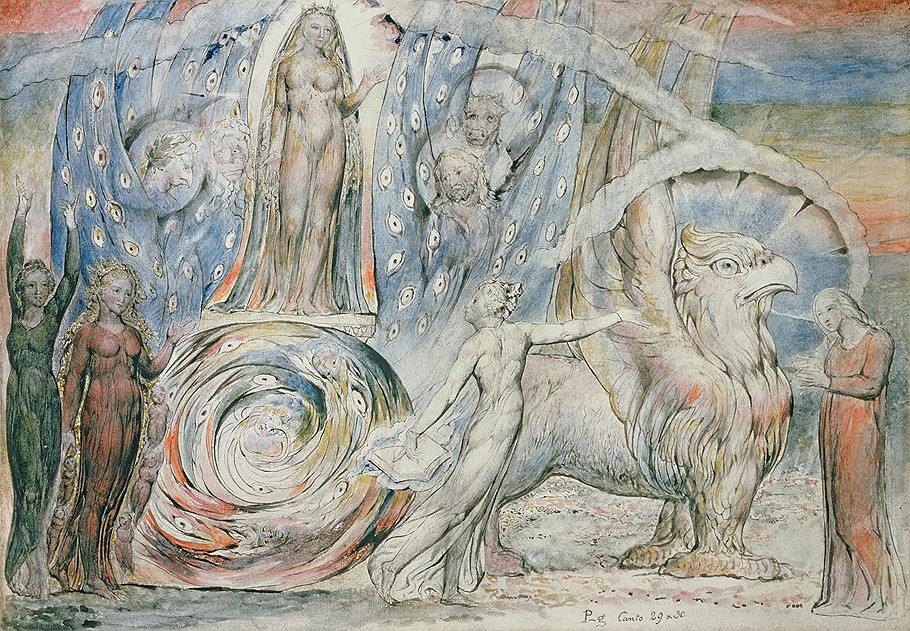«Беатриче обращается к Данте с колесницы», 1824–1826