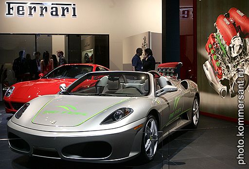 14.01.2008 В Детройте открылся Северо-Американский международный автосалон NAIAS-2008. Ferrari bio-fuel-powered F430 Spider 