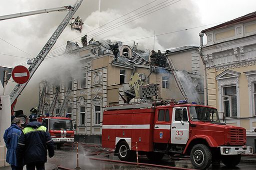13.03.2008 Пожар в московском ресторане &quot;New Васюки&quot;