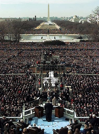 Инаугурация президента США Билла Клинтона. Вашингтон, 20 января 1997 года