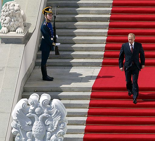 Инаугурация президента России Владимира Путина. Москва, 7 мая 2004 года