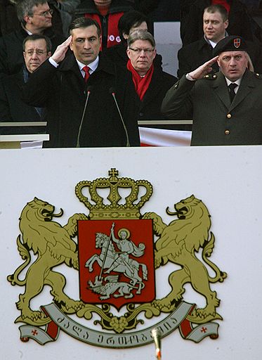 Инаугурация президента Грузии Михаила Саакашвили. Тбилиси, 20 января 2008 года