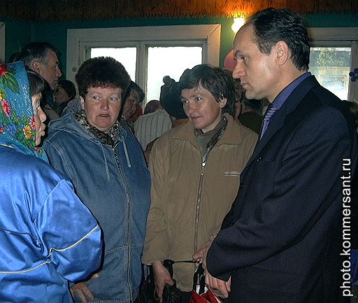 Депутат Слюдянской районной думы, член политсовета иркутского регионального отделения СПС Александр Бабученко (справа)