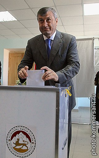 Президент Южной Осетии Эдуард Кокойты 