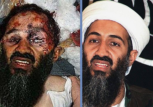 Пакистанские СМИ распространили вчера изображение мертвого Осамы бен Ладена (слева), однако затем фотография была признана поддельной. Впрочем, лидер &amp;quot;Аль-Каиды&amp;quot; от этого не воскрес