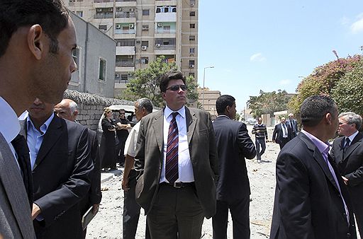 Спецпредставитель президента РФ в Африке Михаил Маргелов во время визита в Ливию