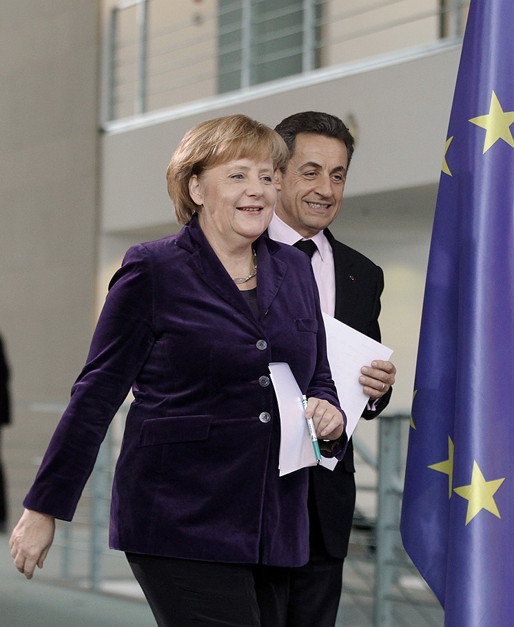Канцлер Германии Ангела Меркель и президент Франции Никола Саркози