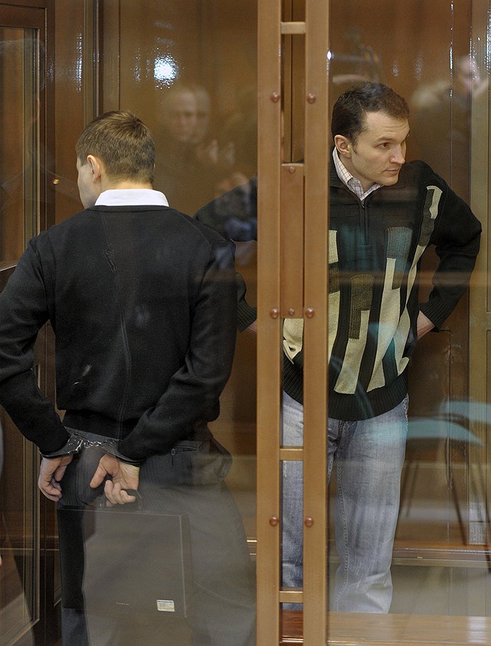 Алексей Малков (слева) и Иван Кожевников (справа) в Мосгорсуде не признали вины