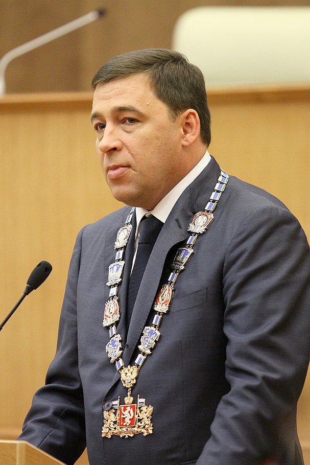 Губернатор Свердловской области Евгений Куйвашев 
