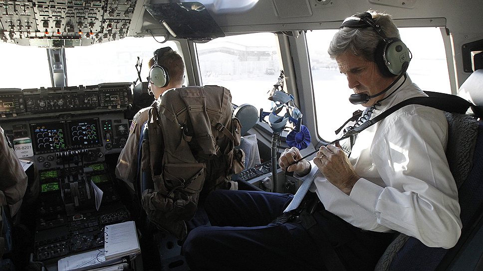 О прилете госсекретаря США Джона Керри в Багдад и Кабул не было объявлено заранее
