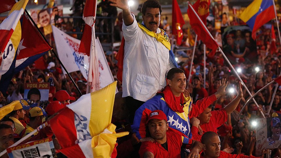 Как выяснил ”Ъ“, на митинг в поддержку Николаса Мадуро (на фото) венесуэльцы приходили не только по зову сердца, но и по разнарядке
