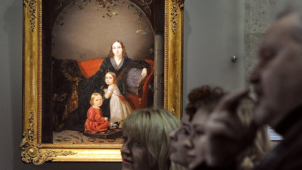 В &amp;quot;Портрете Ермоловой с детьми&amp;quot; Петра Захарова трудно узнать руку чеченского художни