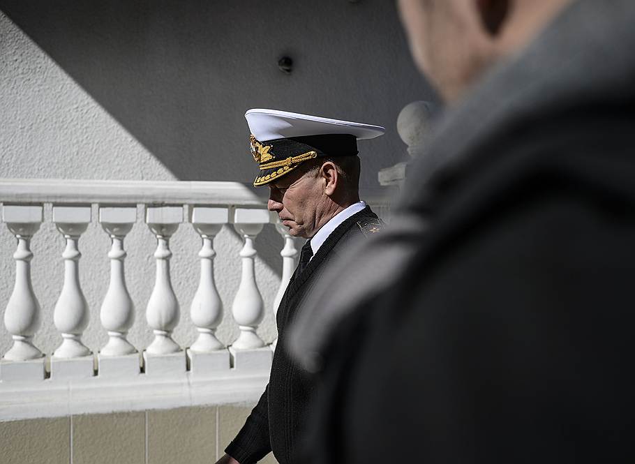 Командующий ВМС Украины контр-адмирал Сергей Гайдук вместо штаба оказался в прокуратуре Севастополя 