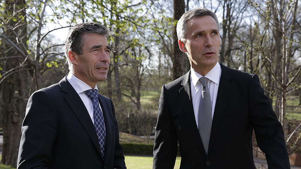 Выстраивать новую политику НАТО в отношении России будет преемник нынешнего генсека альянса Андерса Фога Расмуссена (слева) Йенс Столтенберг (справа)