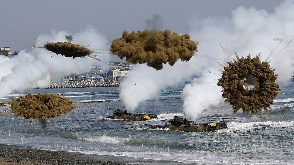 Как КНДР отреагировала на совместные военно-морские учения США и Южной Кореи Foal Eagle