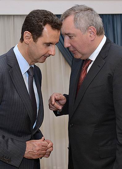 Личные отношения с президентом Сирии Башаром Асадом Дмитрий Рогозин поддерживает с декабря 2000 года
