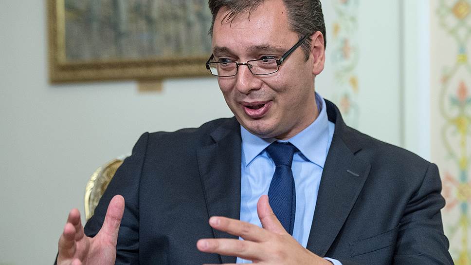 Председатель Правительства Республики Сербии Александр Вучич 