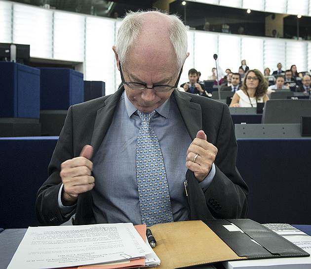 Глава Совета ЕС Херман Ван Ромпёй вчера официально объявил о новых санкциях против РФ, тут же подчеркнув возможность их отмены