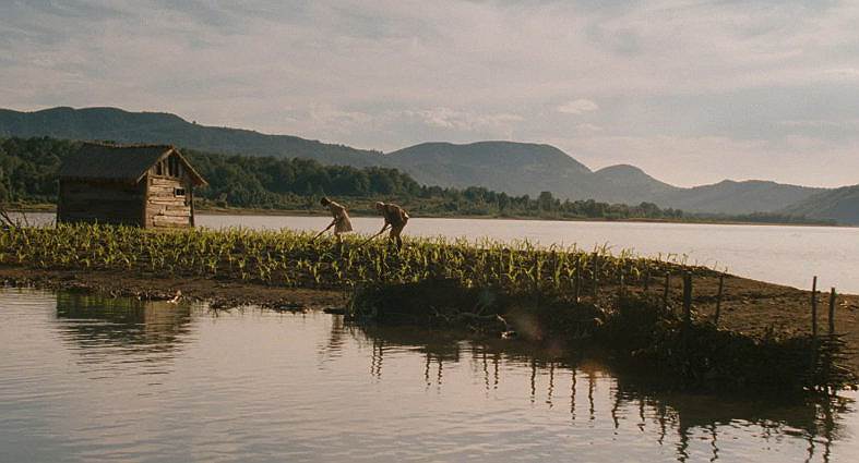 Фильм «Кукурузный остров» Георгия Овашвили, получивший главный приз на «Киношоке», в своей жанровой нише является практически безупречным эталоном артхаусной притчи