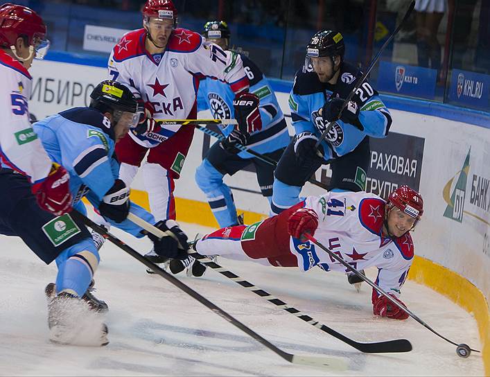 Победа над «Сибирью» стала для ЦСКА седьмой подряд в регулярном чемпионате КХЛ