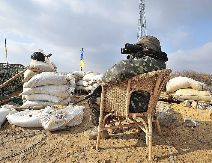 Украинские военные говорят, что в последние две недели ситуация в районе донецкого аэропорта начала успокаиваться