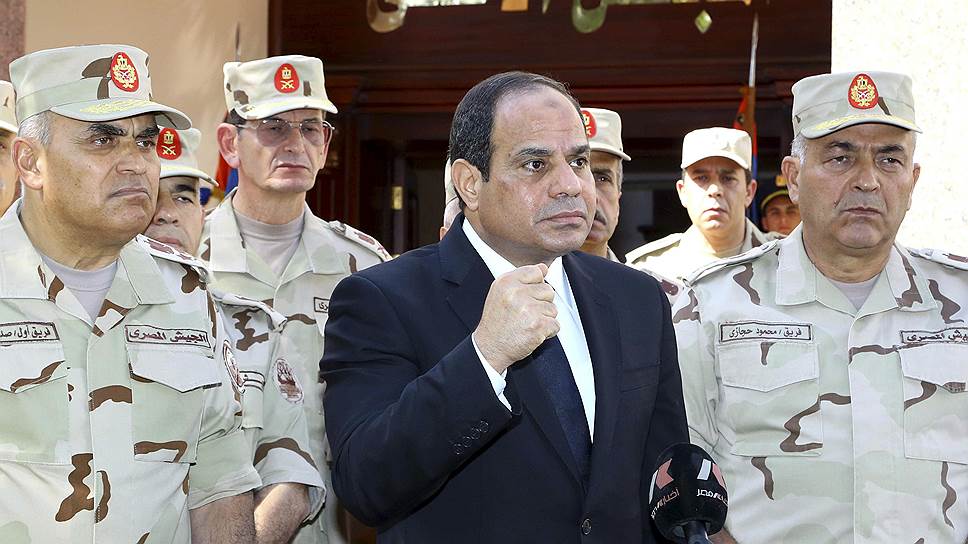 Президент Египта Абдель-Фаттах ас-Сисси 