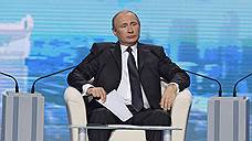 Владимир Путин противопоставил внутреннее внешнему