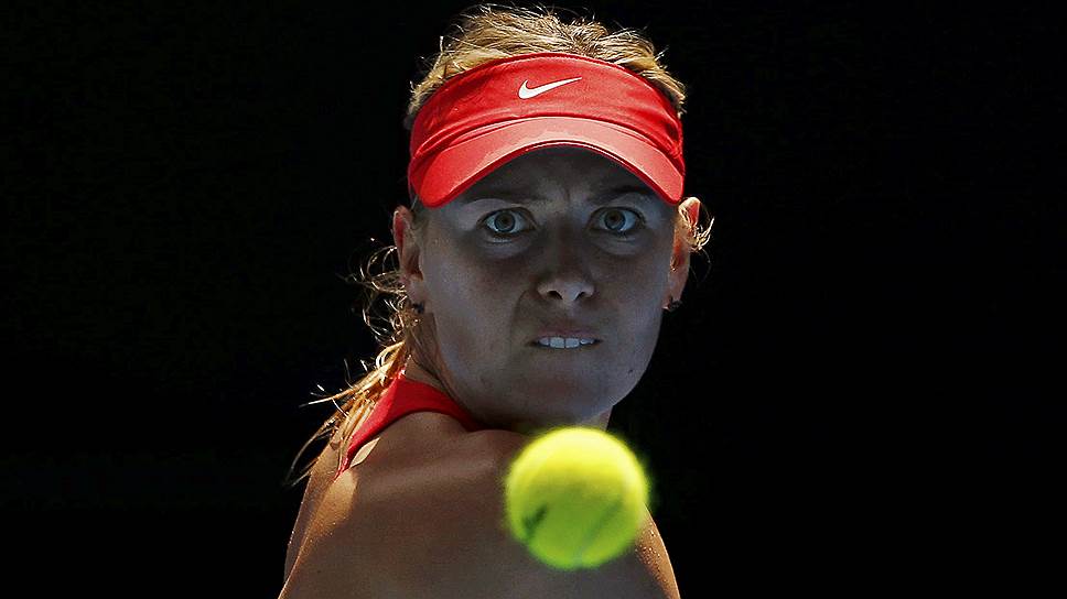 В полуфинале Australian Open Екатерина Макарова попытается одержать первую в карьере победу над Марией Шараповой (на фото)