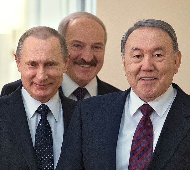 Владимир Путин, Александр Лукашенко и Нурсултан Назарбаев были рады встретиться в Астане, хоть и не по делу