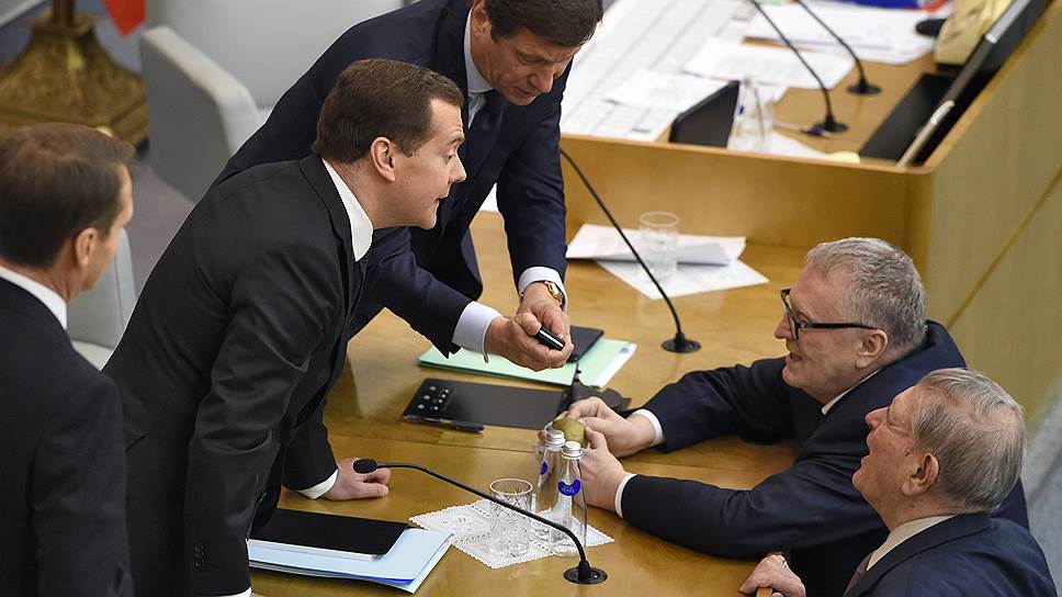 Как встретились Дмитрий Медведев и Госдума