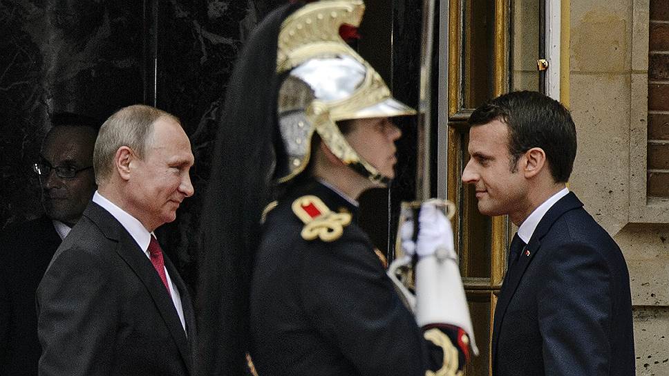 Что Владимир Путин и Эмманюэль Макрон три часа обсуждали в Версале в мае