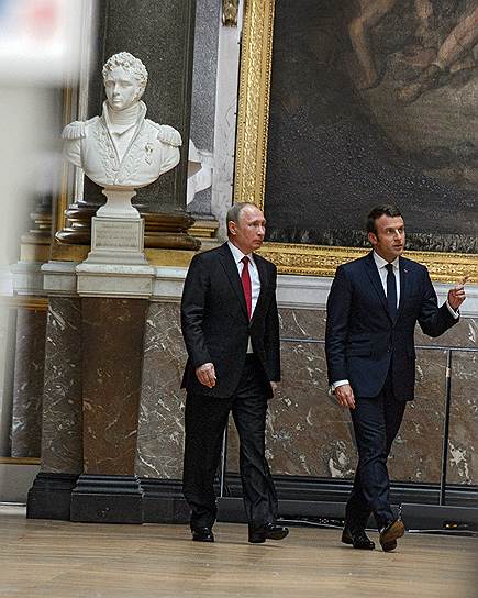 Владимир Путин признался, что первый раз в жизни видит Версальский дворец