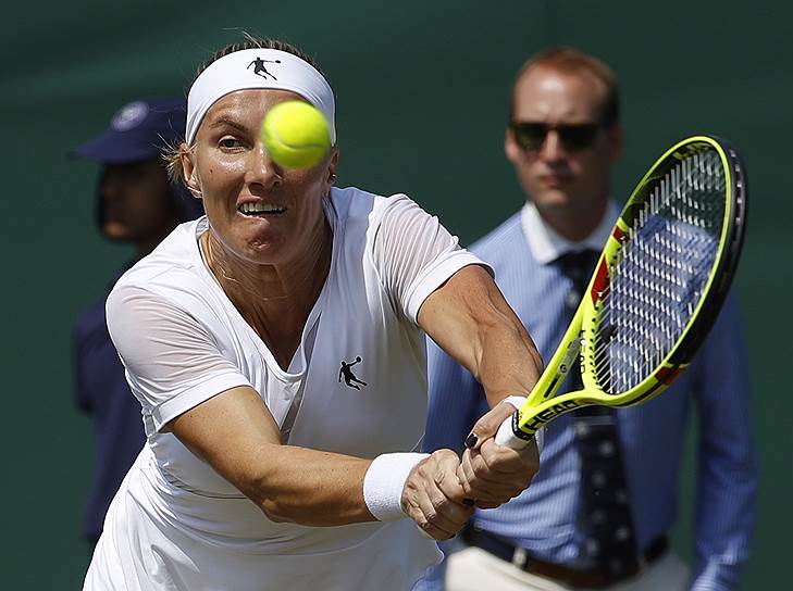 Светлана Кузнецова, для которой этот Wimbledon стал уже 14-м по счету, в 9-й раз вышла в 1/16 финала