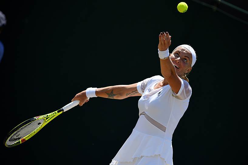 Светлана Кузнецова в этом году вышла в четвертьфинал Wimbledon не только в одиночном, но и в парном разряде