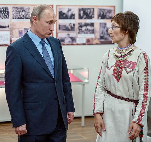 Рассказы экскурсовода Ольги Требушковой временами производили на Владимира Путина впечатление

