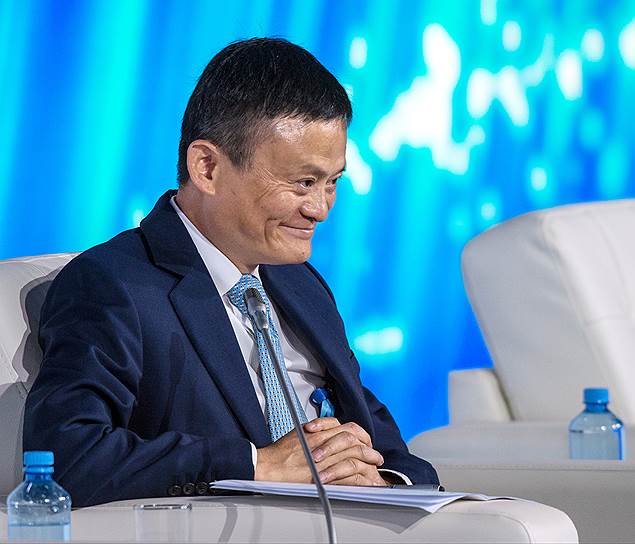 Основатель Alibaba Group Джек Ма был главным после Владимира Путина ньюсмейкером этой встречи