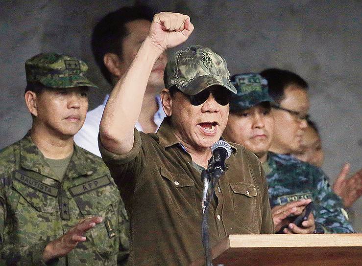 Президент Филиппин Родриго Дутерте объявил о победе над исламскими террористами. Пока в отдельно взятом городе Марави
