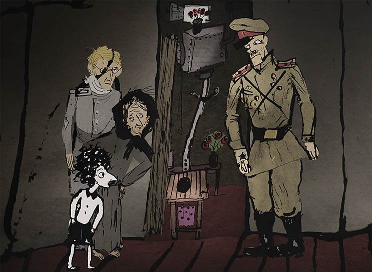 «Резо» Лео Габриадзе показывает реалии послевоенного Батуми, соединяя с документальным комментарием анимацию