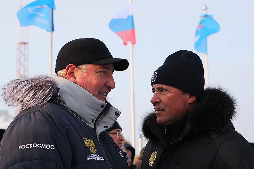 Сразу после запуска ракеты Игорь Комаров и Дмитрий Рогозин были настроены предельно оптимистично