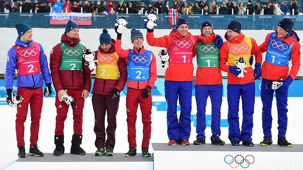 Как российские лыжники завоевали серебро в эстафете 4х10 км