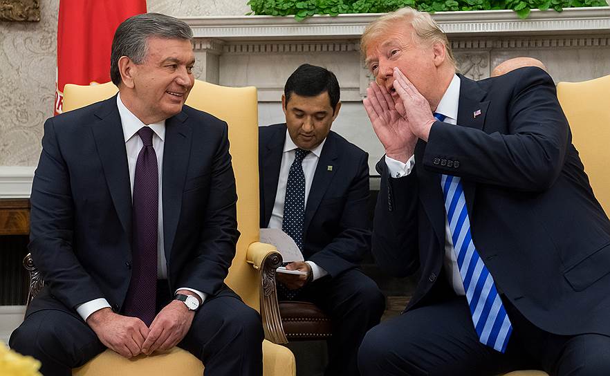 Президент США Дональд Трамп дал понять, что Вашингтон готов начать отношения с Узбекистаном с чистого листа и говорить с его лидером Шавкатом Мирзиёевым как с другом и партнером