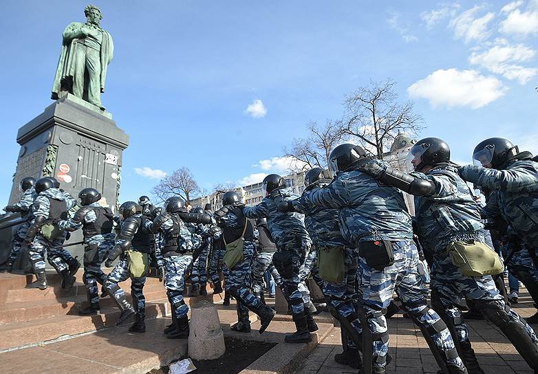 ООН призвала российские власти не разгонять стихийные демонстрации