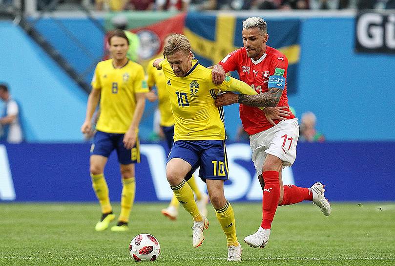 Полузащитник сборной Швеции Эмиль Форсберг забил победный гол в матче со Швейцарией с помощью рикошета, но и сам много сделал