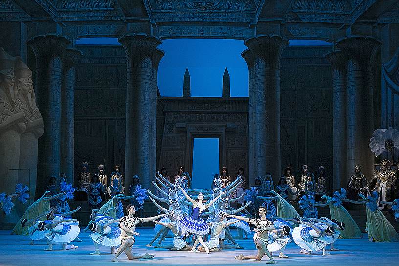 Возвращение декоративной «Дочери фараона» на сцену Большого зафиксировало очередной репертуарный вираж театра