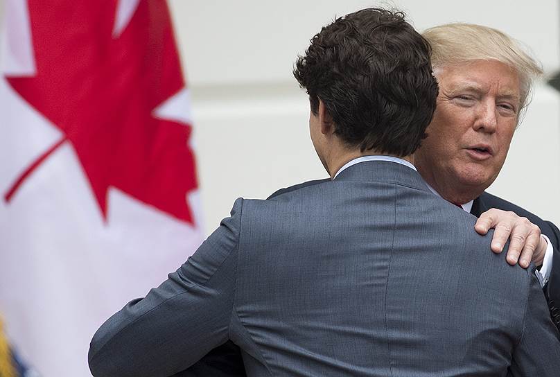 Президент США Дональд Трамп согласился терпеть неудобства торгового партнерства с канадцем Джастином Трюдо ради более значимых целей торговых войн