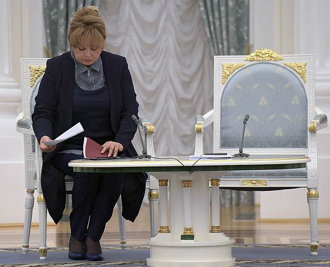 Элла Памфилова пришла к Владимиру Путину с докладом по широкому кругу вопросов и предложениями по точечному развитию избирательной системы