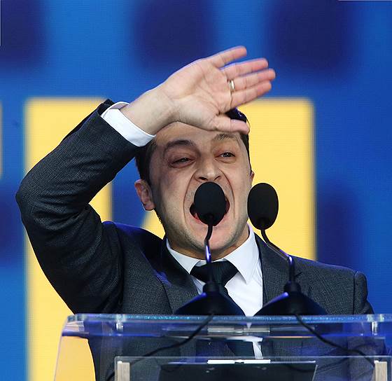 Избранный президент Украины Владимир Зеленский