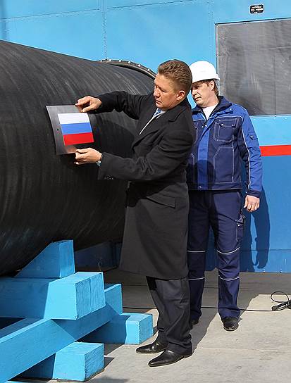 Глава «Газпрома» Алексей Миллер (слева)
